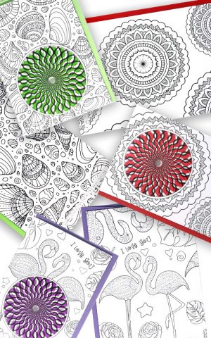 DIY Colouring Cards