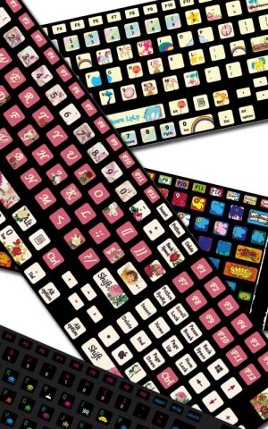 Cool Keyboard Stickers